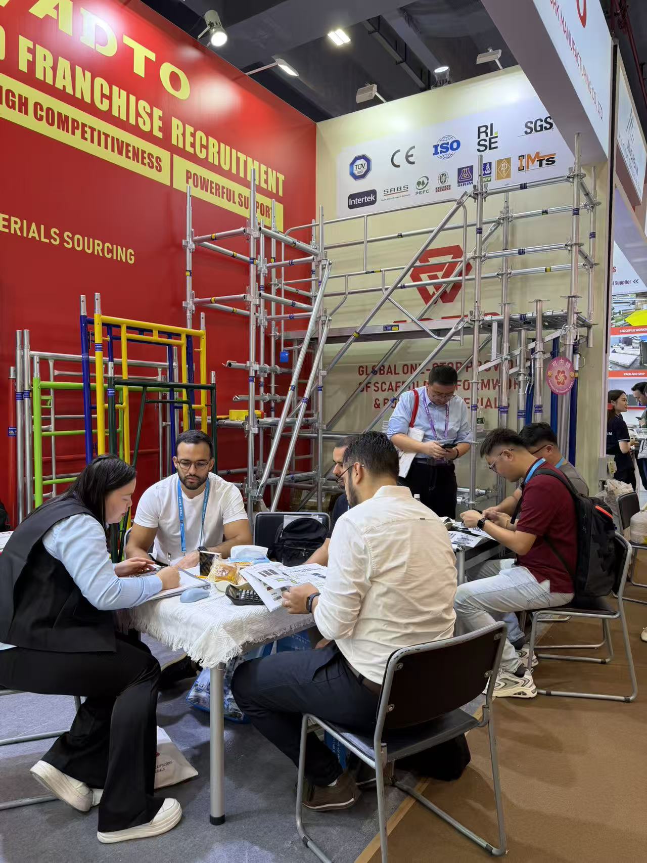 Talk with customers at 139th Canton.jpg